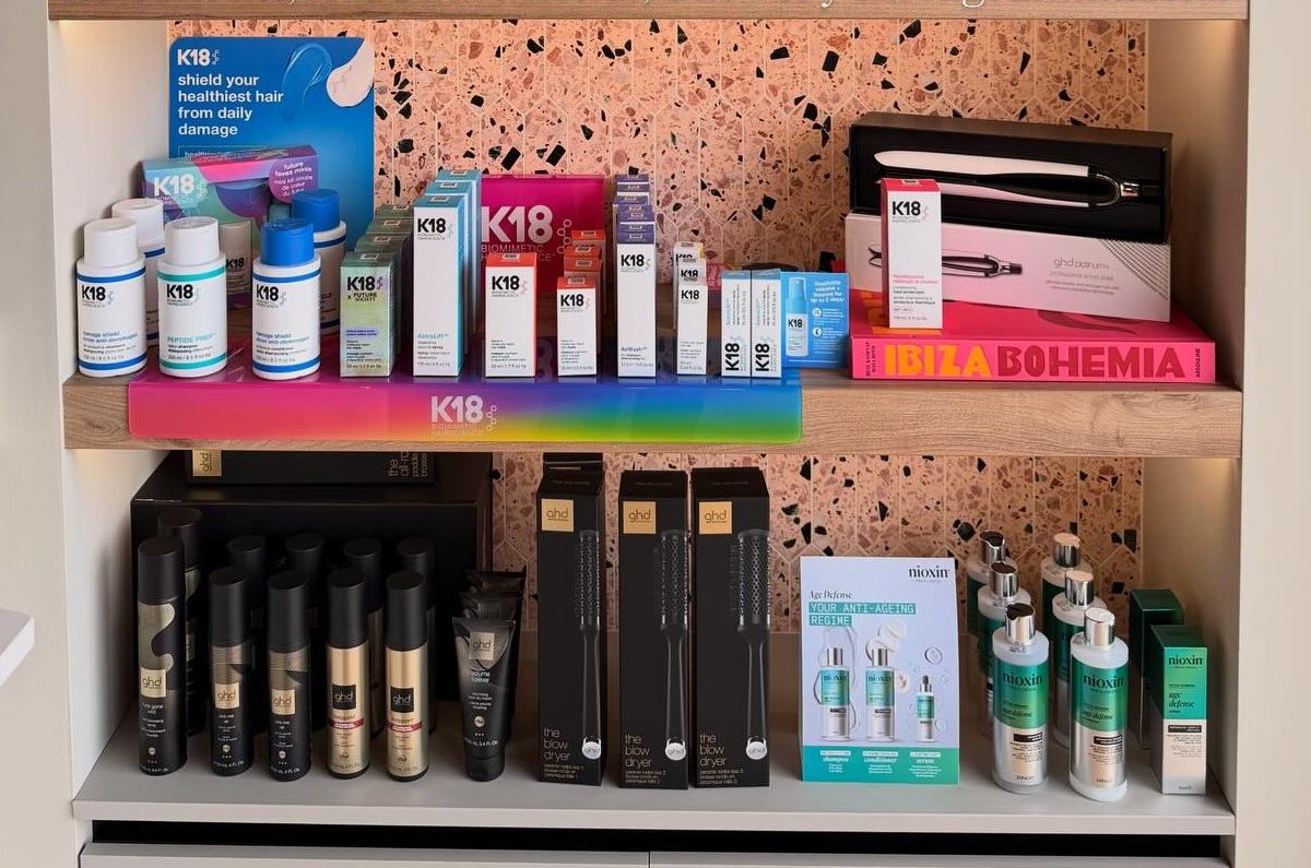 Buy our haircare products in salon and online